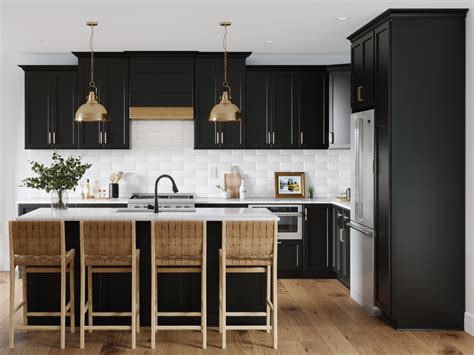 Black Accent Kitchen