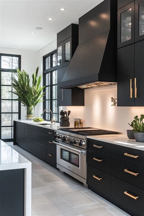 Black-Accented Kitchen