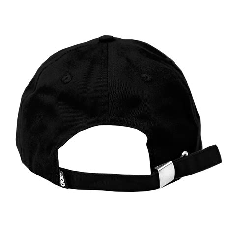 black adjustable hat