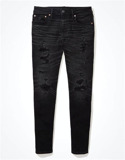 black american eagle jeans mens