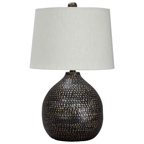 black and gold lamp base