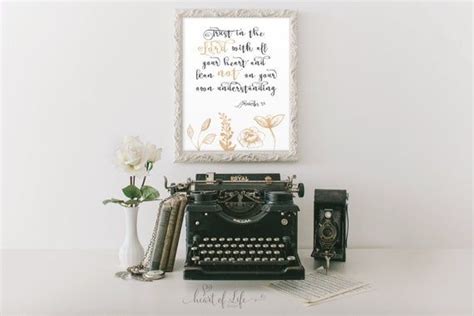 Black And Gold Scripture Printable