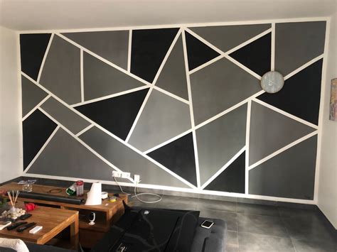 black and grey paint
