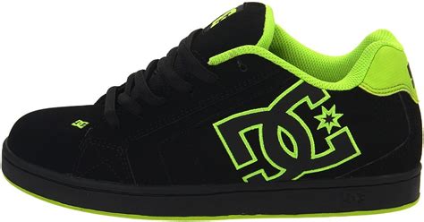 black and lime green dc shoes