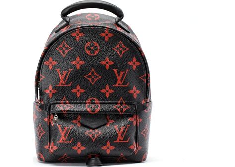 black and red louis vuitton backpack