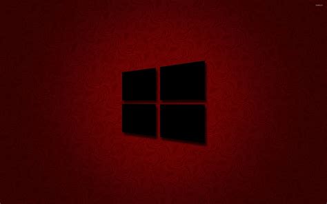 Black And Red Windows Background