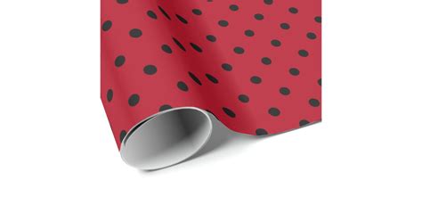 black and red wrapping paper
