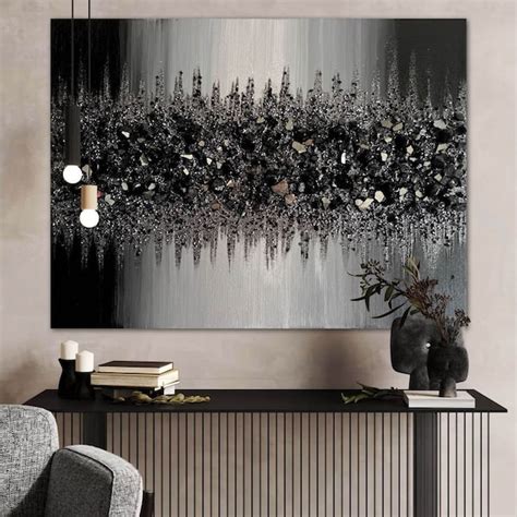 Black And Silver Wall Decor