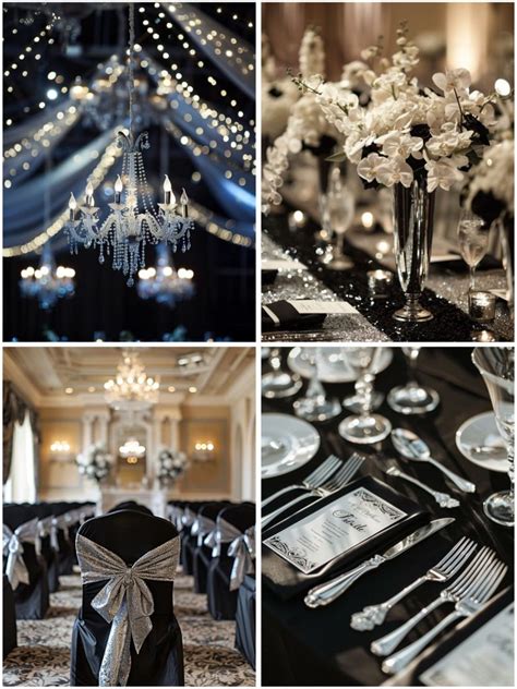 10+ Black And Silver Wedding Theme
