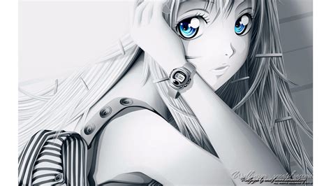 black and white anime wallpaper 4k iphone