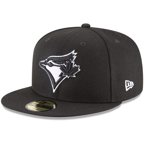 black and white blue jays fitted