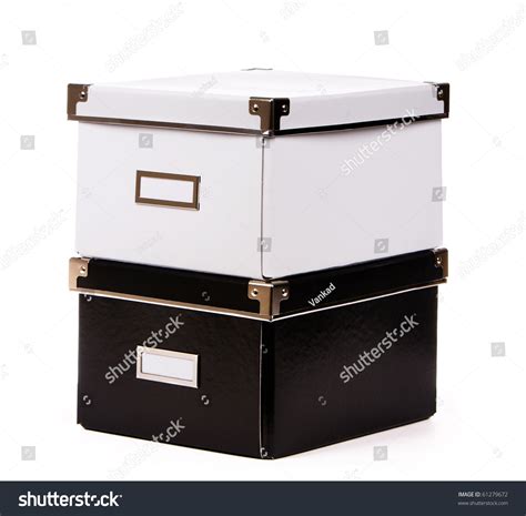 Black And White Boxes Material