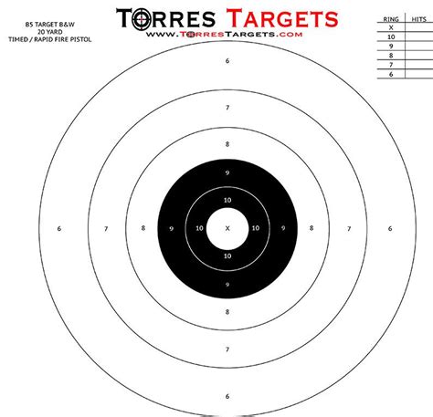 black and white bullseye target