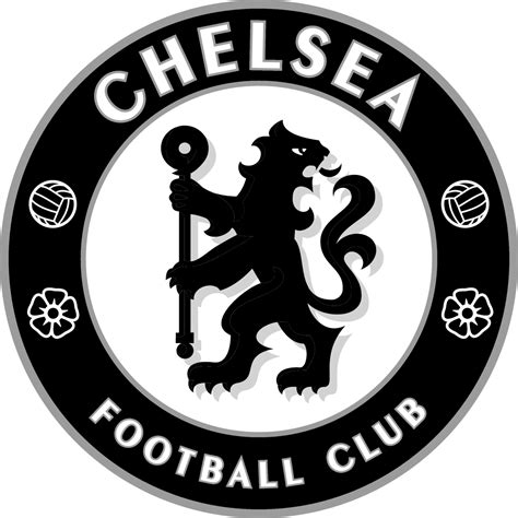 black and white chelsea logo