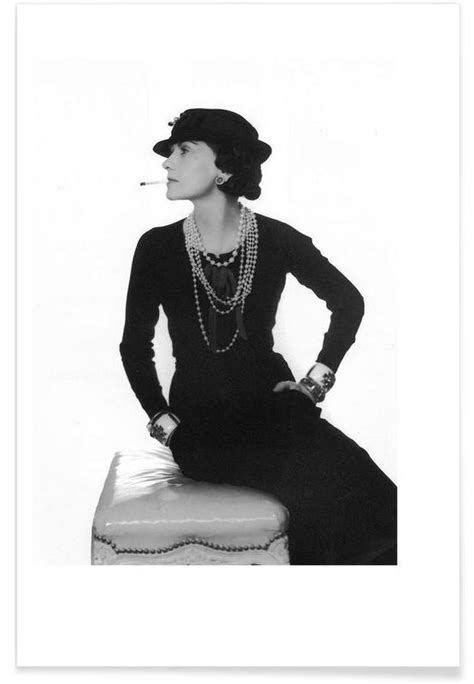 black and white coco chanel vintage
