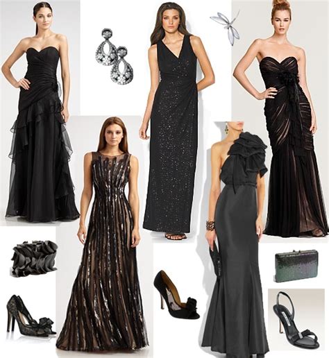 black and white dress code for ladies