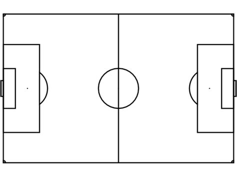 black and white football pitch