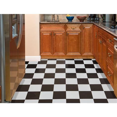 black and white peel and stick floor tiles canada