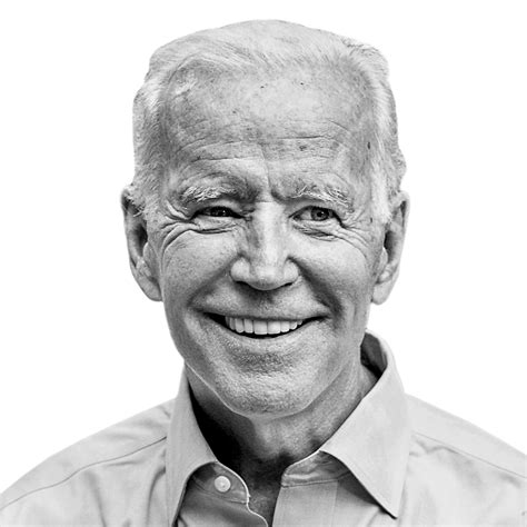 black and white photo of joe biden