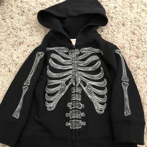 black and white skeleton hoodie