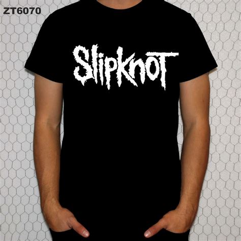 black and white slipknot shirt