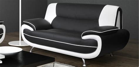 Black And White Sofa