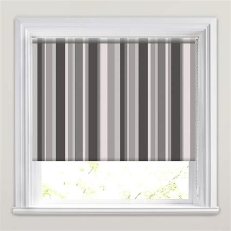 Add Chic Style to Any Room with Timeless Black and White Striped Roller Blinds