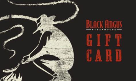 Black Angus Gift Card Value