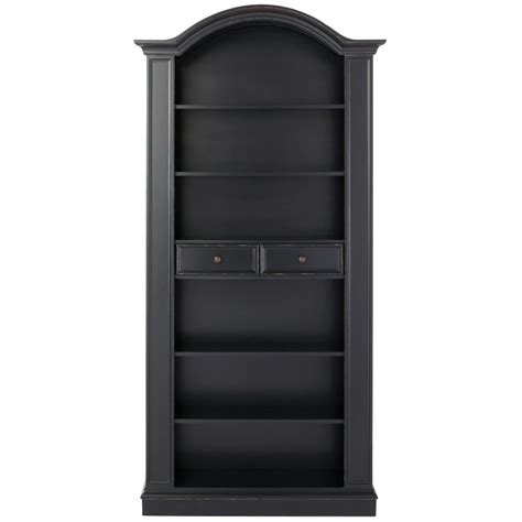 Black Antique Bookcase