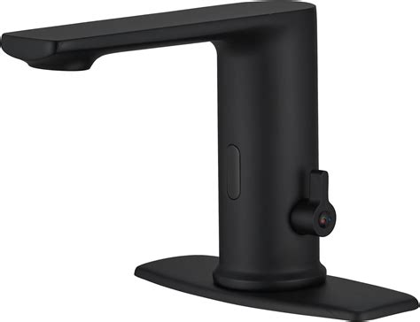 Black Automatic Bathroom Faucet