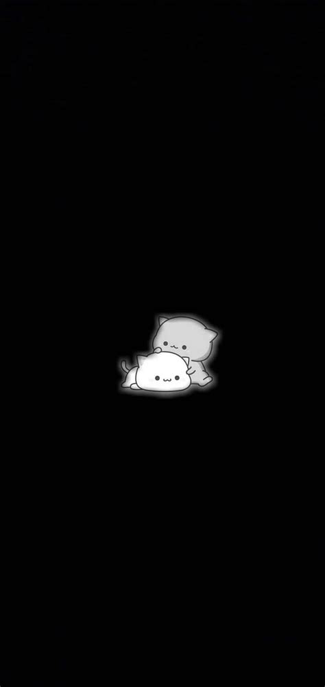 Black Background Cute Wallpaper