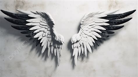 Black Background White Wings