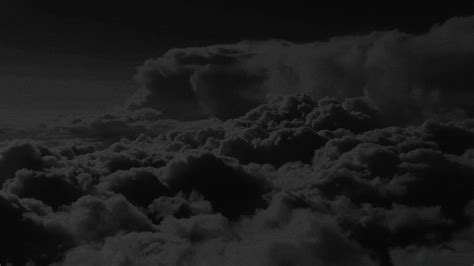 Black Background With Clouds