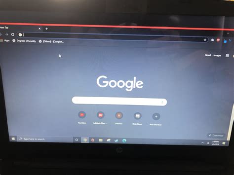 Black Bar On Top Of Computer Screen