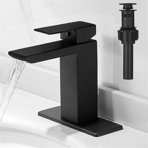 Black Bathroom Faucets Set