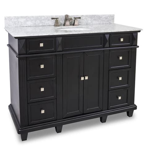 black bathroom vanity