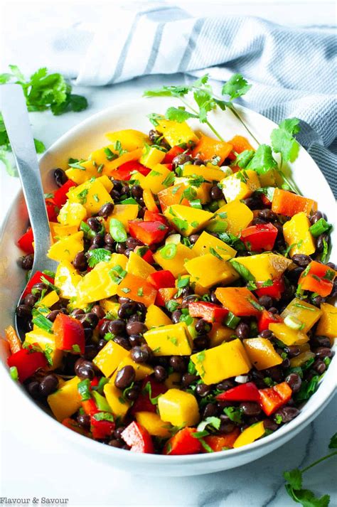 Black Bean Mango Lime Salad
