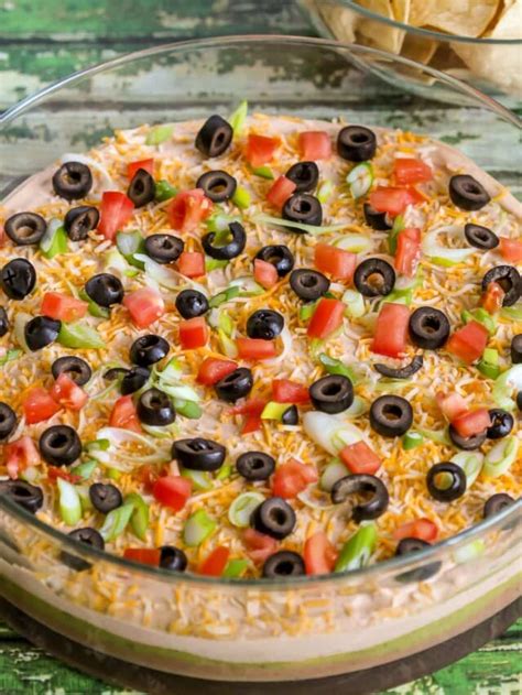 Black Bean Mexican Layer Dip