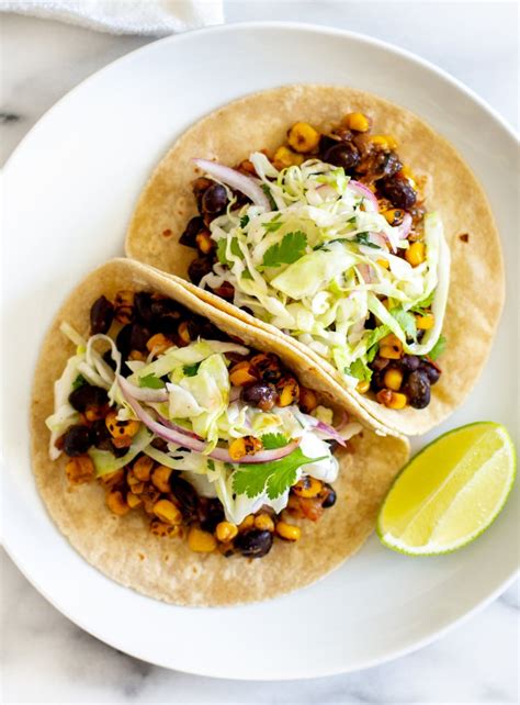 Black Beans Corn Tacos
