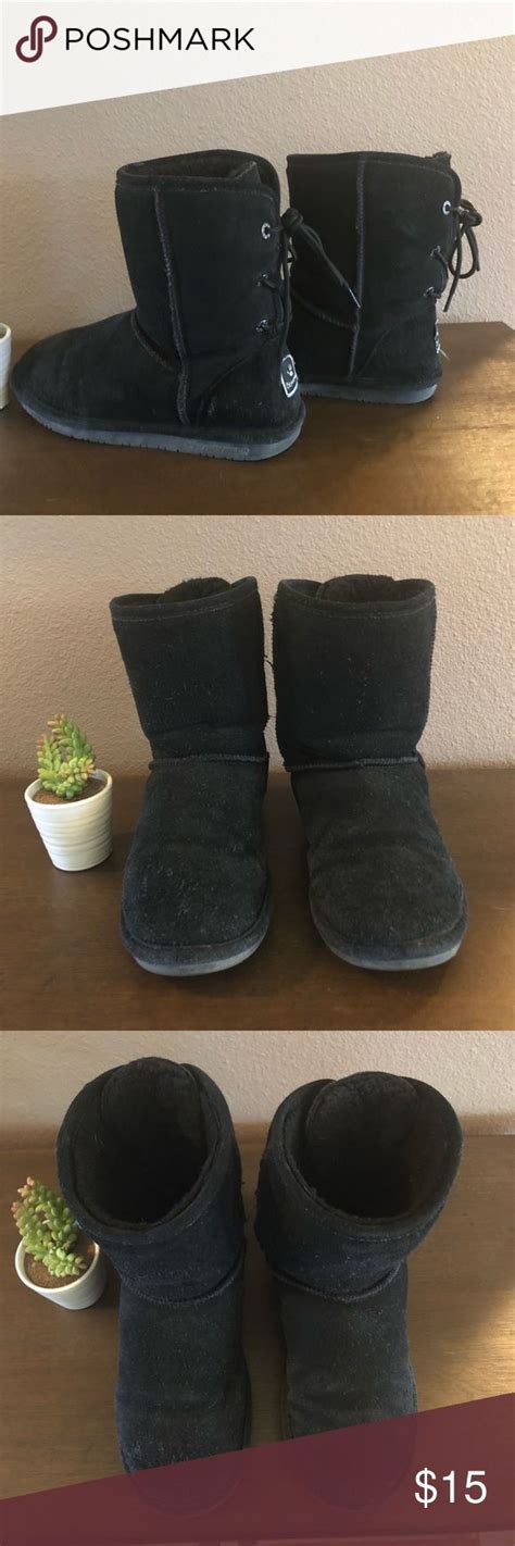 black bearpaw boots size 9