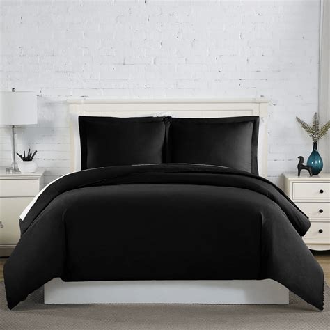 Black Bed Cover Set
