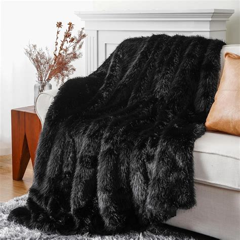 Black Bed Throw