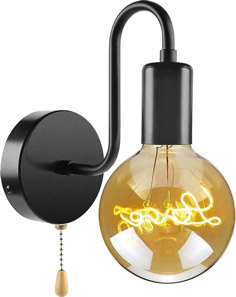Black Bedroom Wall Lights With Switch