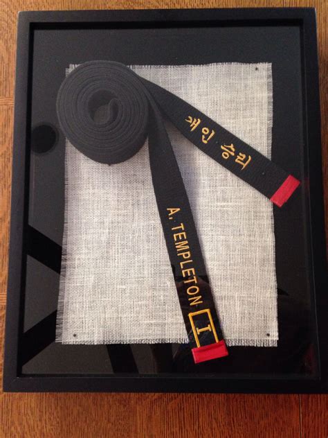 Black Belt Shadow Box