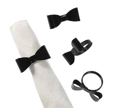 blog.rocasa.us:black bow tie napkin rings
