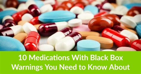 black box medication warning