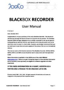 black box traffic recorder manual pdf