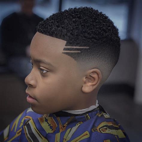 Stunning Black Boy Short Hair Style Photo With Simple Style