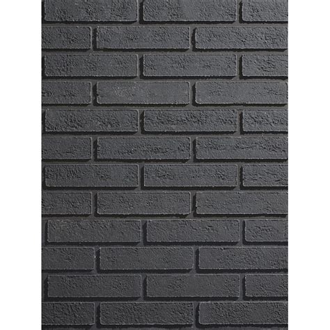 black brick wall panels