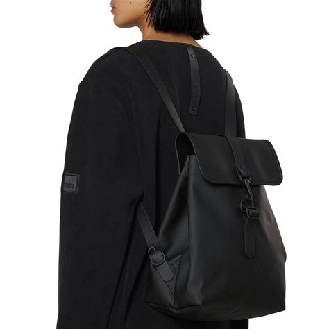 Black Bucket Backpack